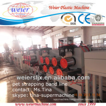 pp,pet strapping band production line by waste flakes